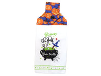 Hand towel, Hanging Towel, Hanging Kitchen Towel, microfiber, Halloween decor, Stirring the Pot Since Birth,