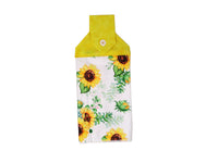 Hand towel, Hanging towel, Sunflower, yellow, Hanging Kitchen Towel